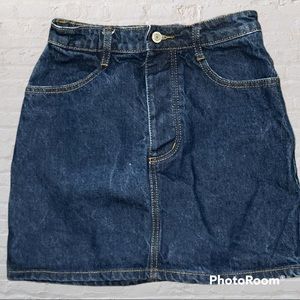 J GALT Denim Mini Skirt